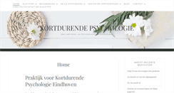 Desktop Screenshot of kortdurendepsychologie.nl