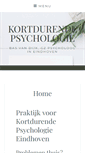 Mobile Screenshot of kortdurendepsychologie.nl